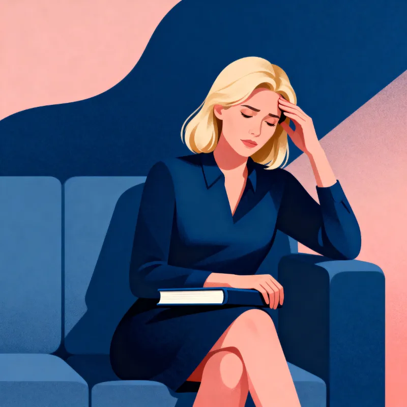 femme-fatigue-chronique-1 Représentation d'un femme en état de fatigue à la salle de pause de l'entreprise